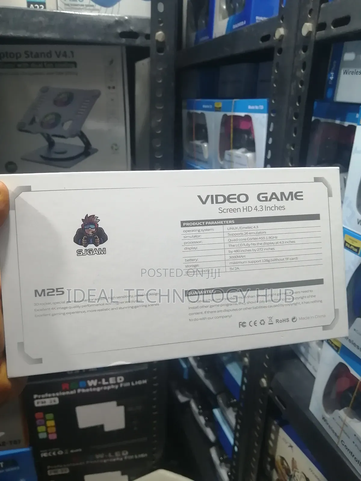 M25 Video Hand Game Console