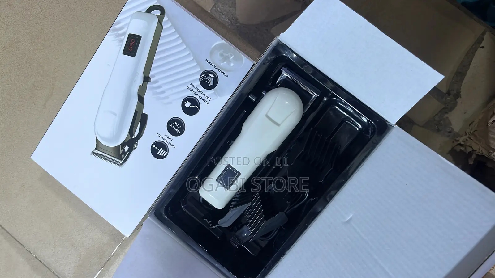 Professional Rechargeable Hair Clipper With Timer