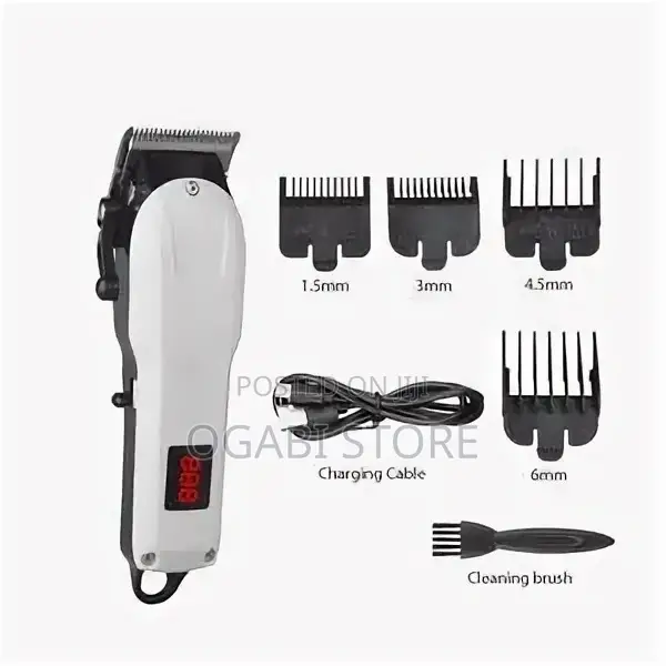 Professional Rechargeable Hair Clipper With Timer