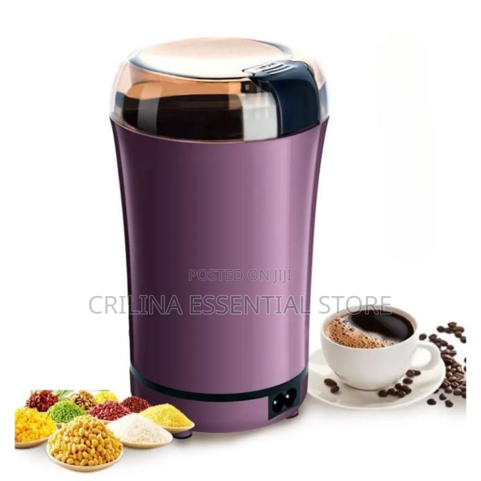 Portable Electric Coffee And Dry Grain Grinder
