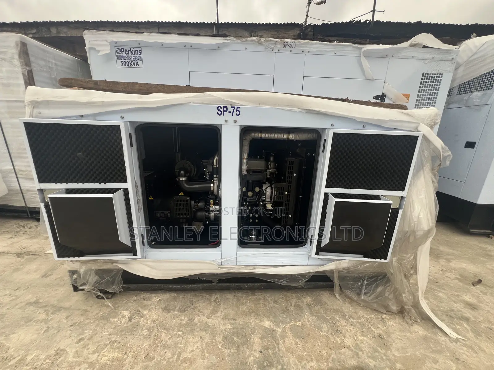 Brand New 75kva Perkins Soundproof Generator 100% Copper Coil