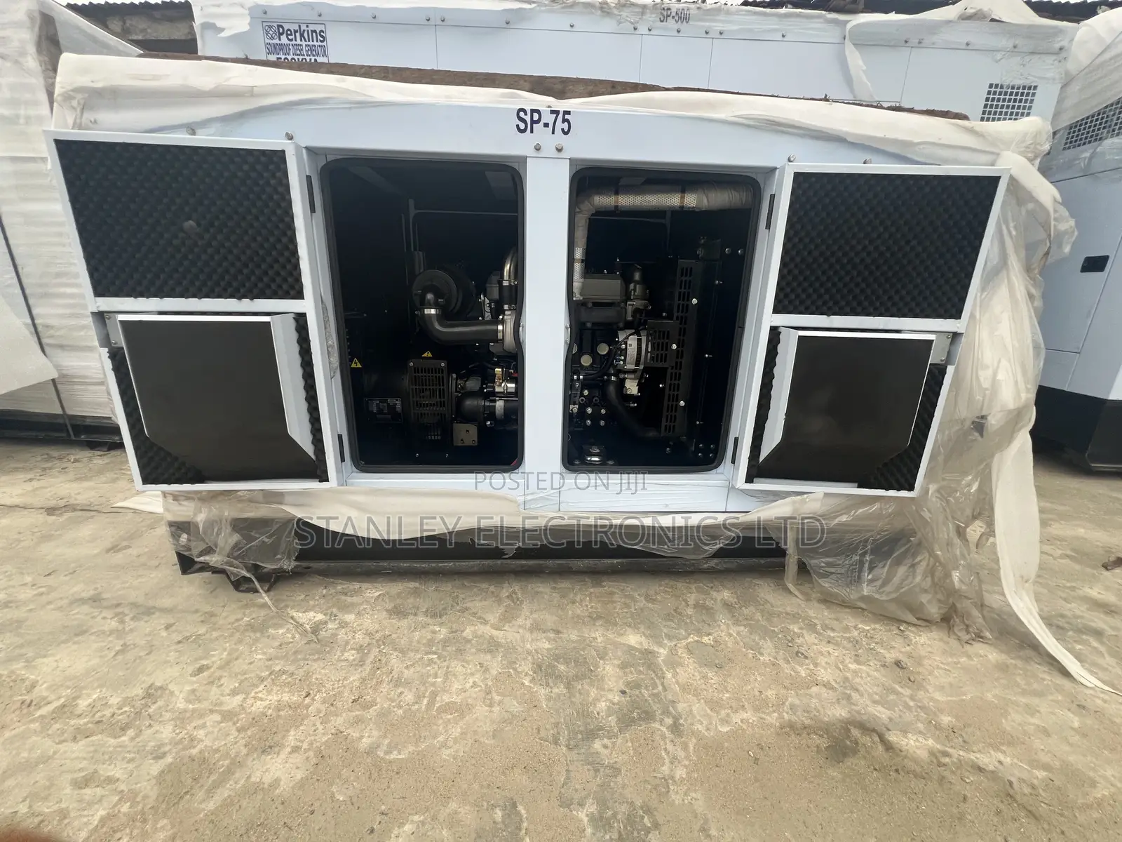 Brand New 75kva Perkins Soundproof Generator 100% Copper Coil