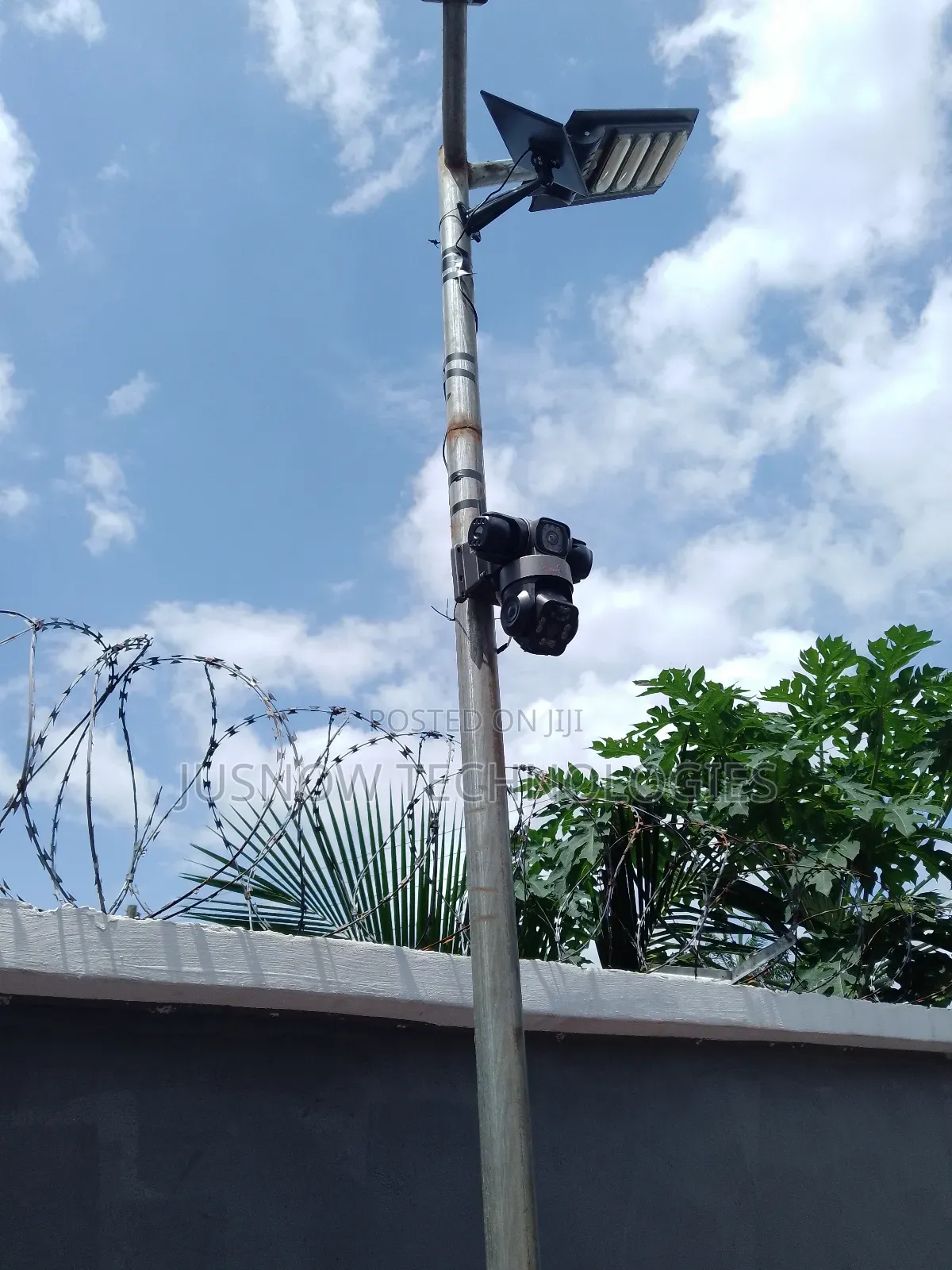 Sales Installation of Double Triple Lens Solar PTZ Cameras