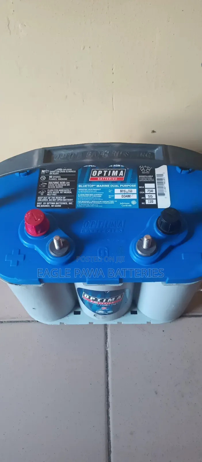 Agm Optima Battery