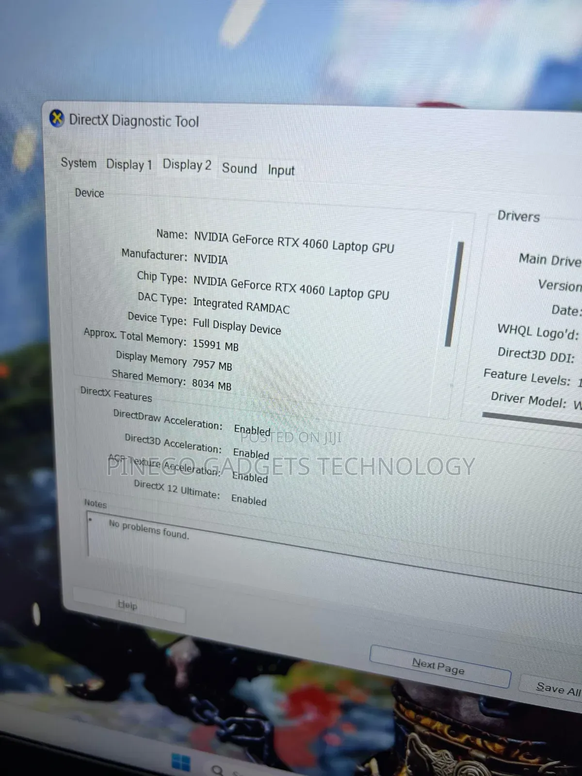 Laptop Dell G5 16GB Intel Core I7 SSD 1T