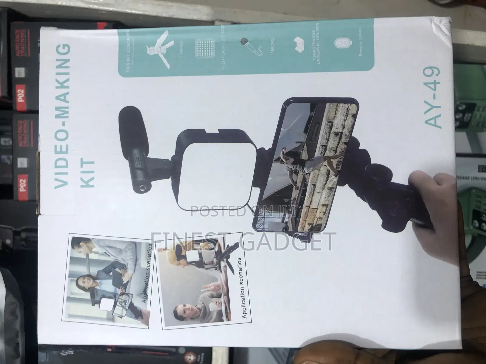 Ay-49 Video Making Kit Vlogging Tripod