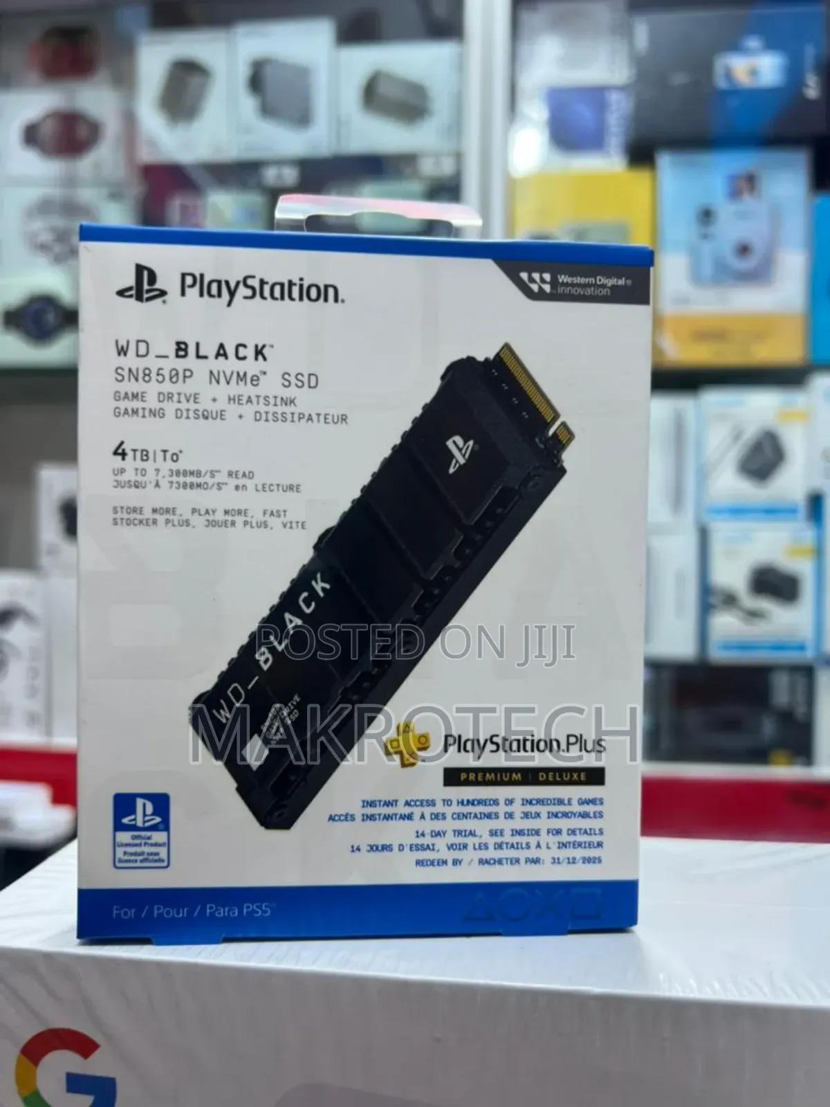 Wd_black 4tb Sn850p Nvme M.2 Ssd Officially Licensed For Playstation 5