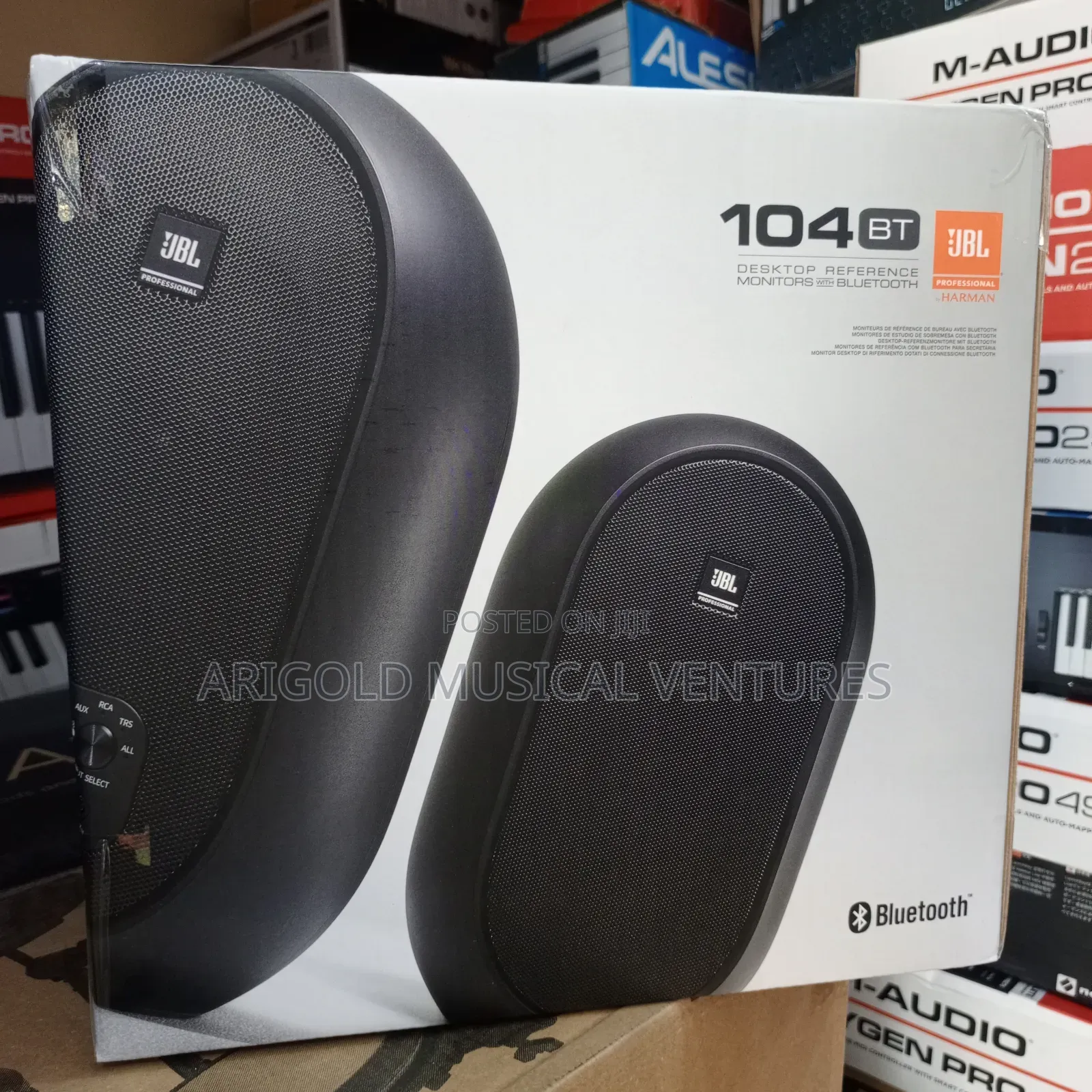 JBL Professional Bluetooth Studio Monitor Jbl104-Bt Big Name  