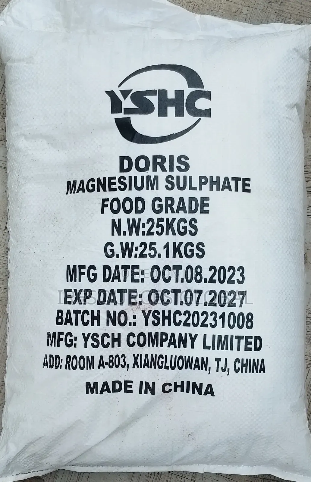 Magnesium Sulfate 25kg