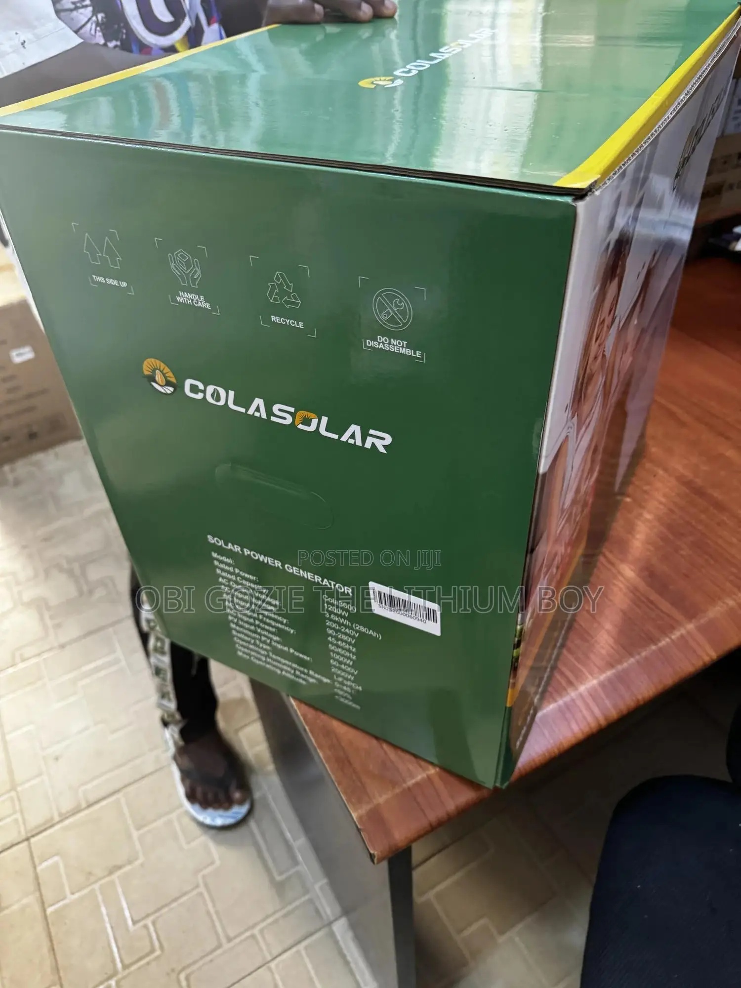 3.6kwh Colasolar Power Generator W Power Station