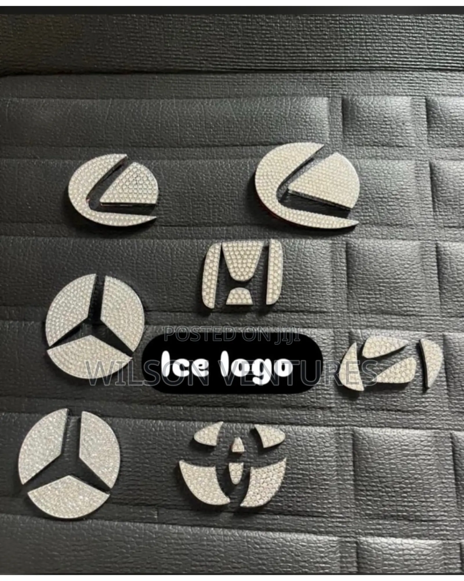 Steering Wheel Ice Logo Toyota Lexus Benz Honda Hyundai
