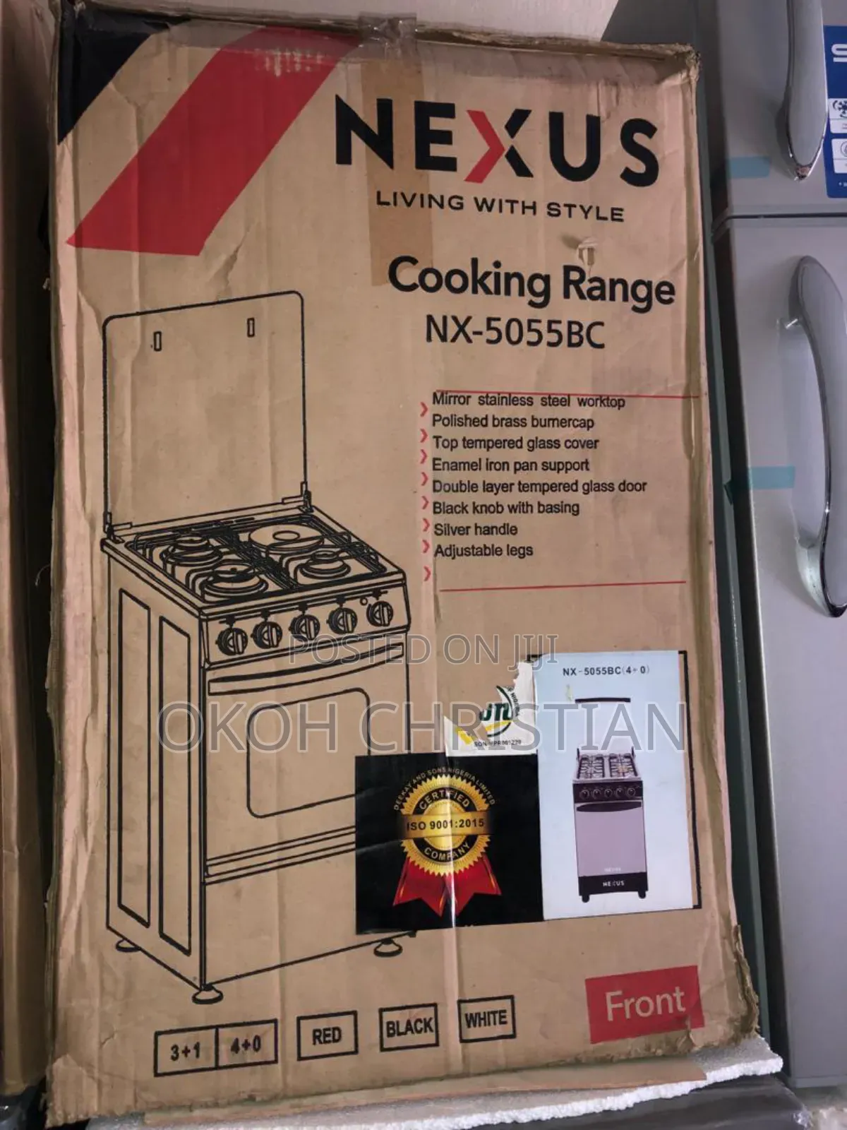 Nexus All Gas 4 Burner Cooker
