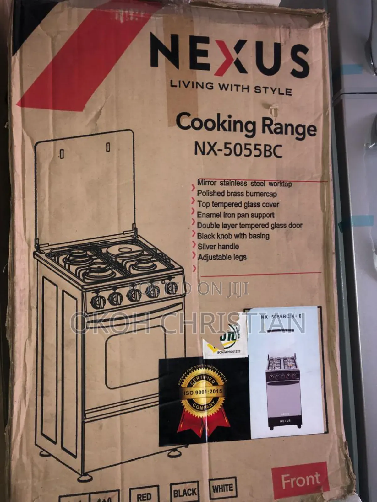 Nexus All Gas 4 Burner Cooker