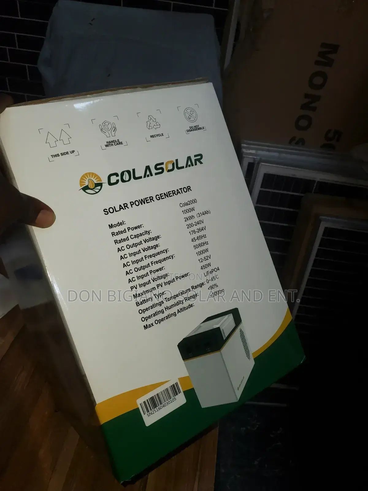 Colasolar Generator