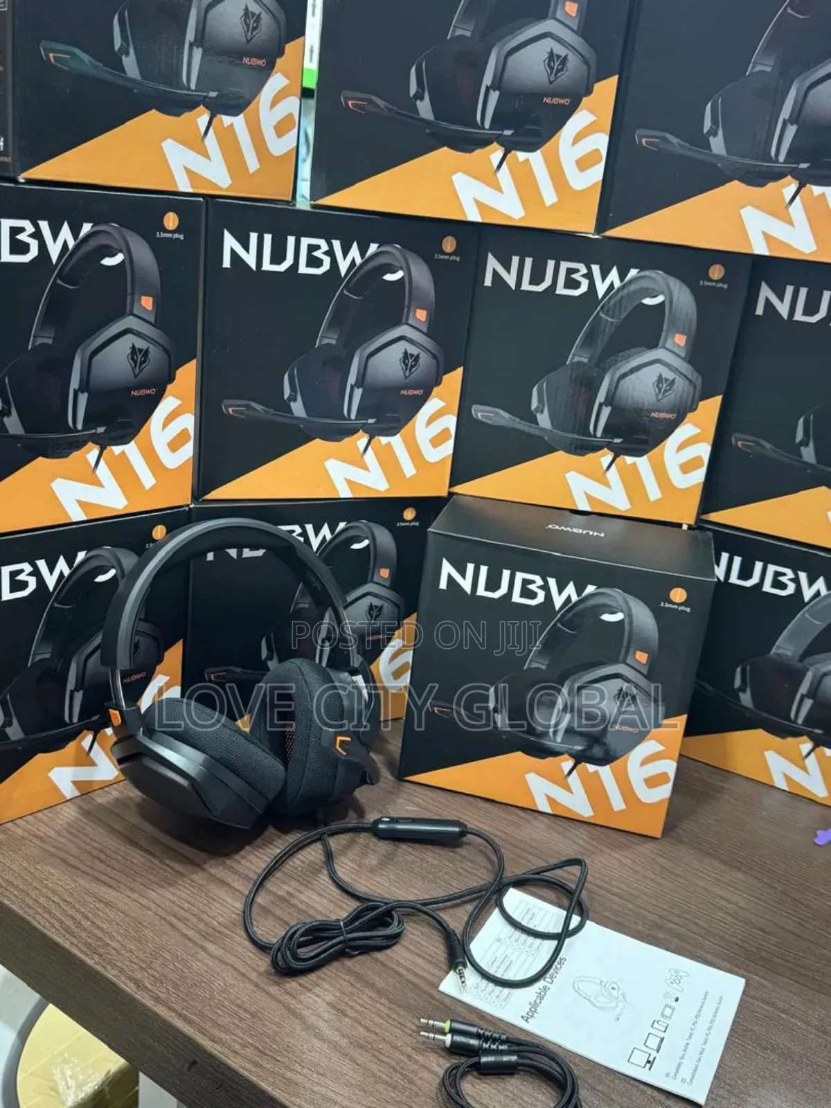 Nubwo N16 Gaming Headset Anc Microphone for Ps5 Ps4 Xbox One Switch Pc