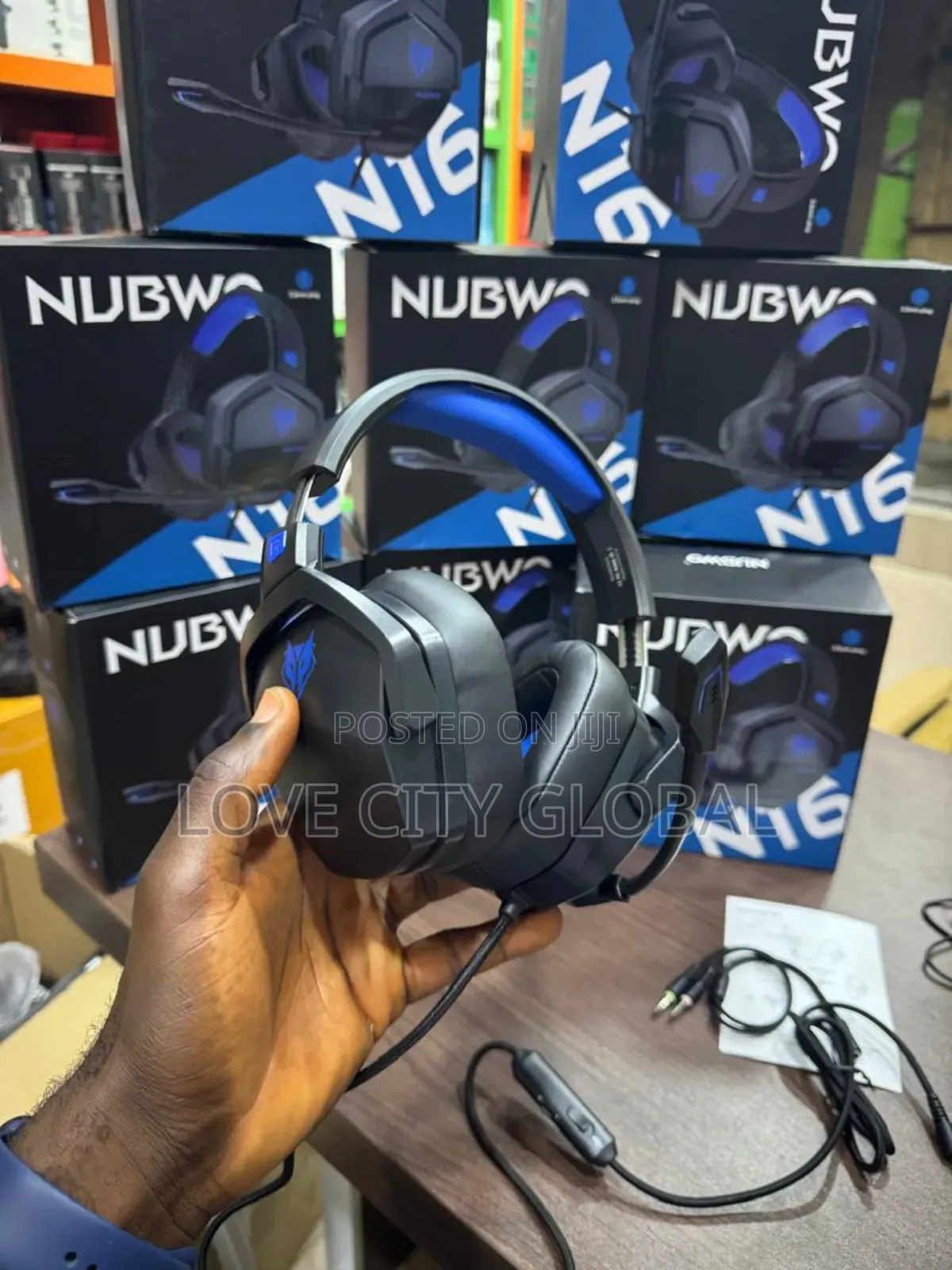 Nubwo N16 Gaming Headset Anc Microphone for Ps5 Ps4 Xbox One Switch Pc