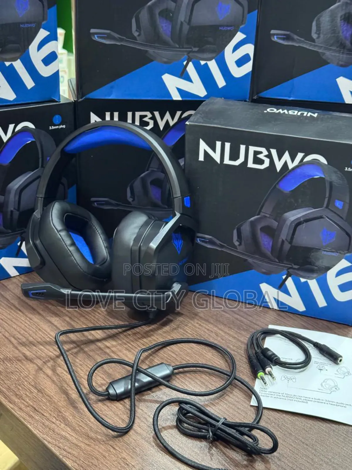 Nubwo N16 Gaming Headset Anc Microphone for Ps5 Ps4 Xbox One Switch Pc