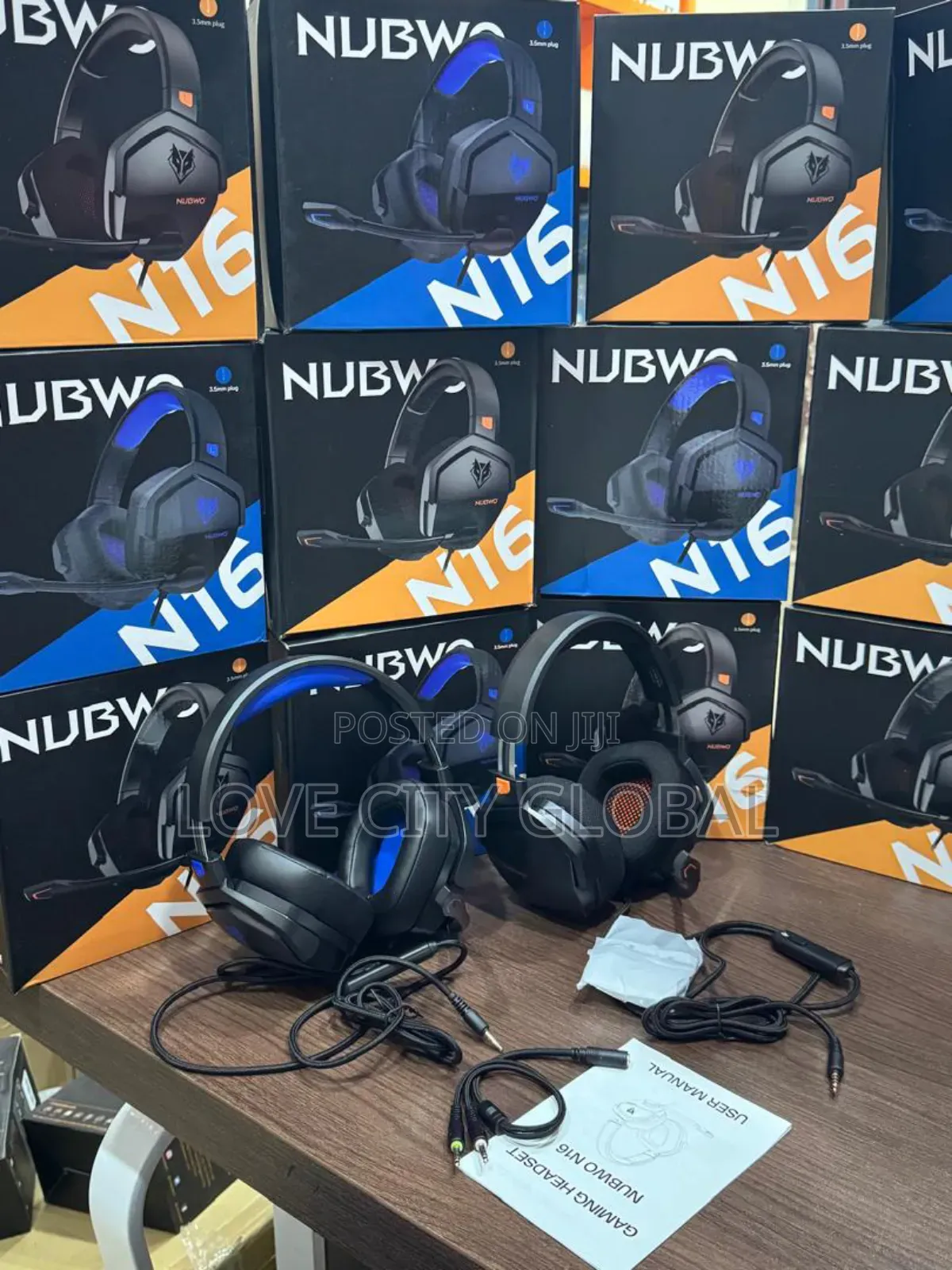 Nubwo N16 Gaming Headset Anc Microphone for Ps5 Ps4 Xbox One Switch Pc