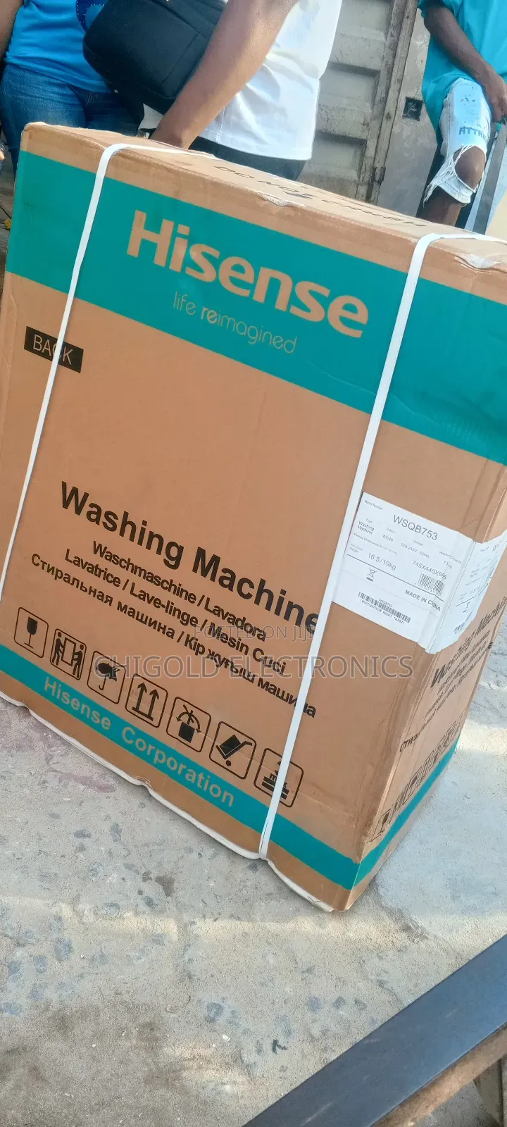 Original Hisense Washing Machine 7.5 Kg