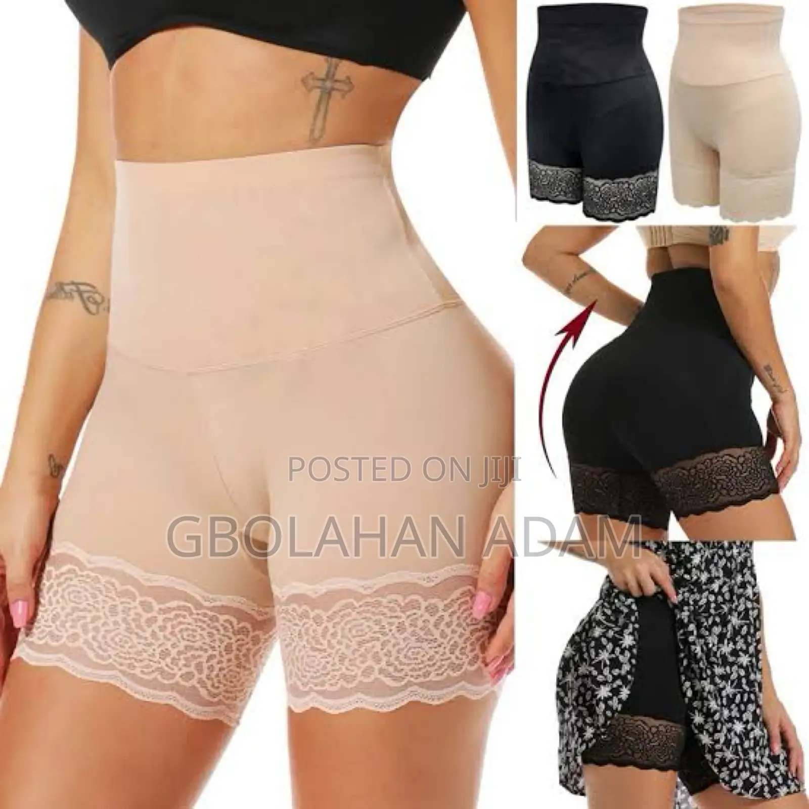 Lace-Trim Body Shaper