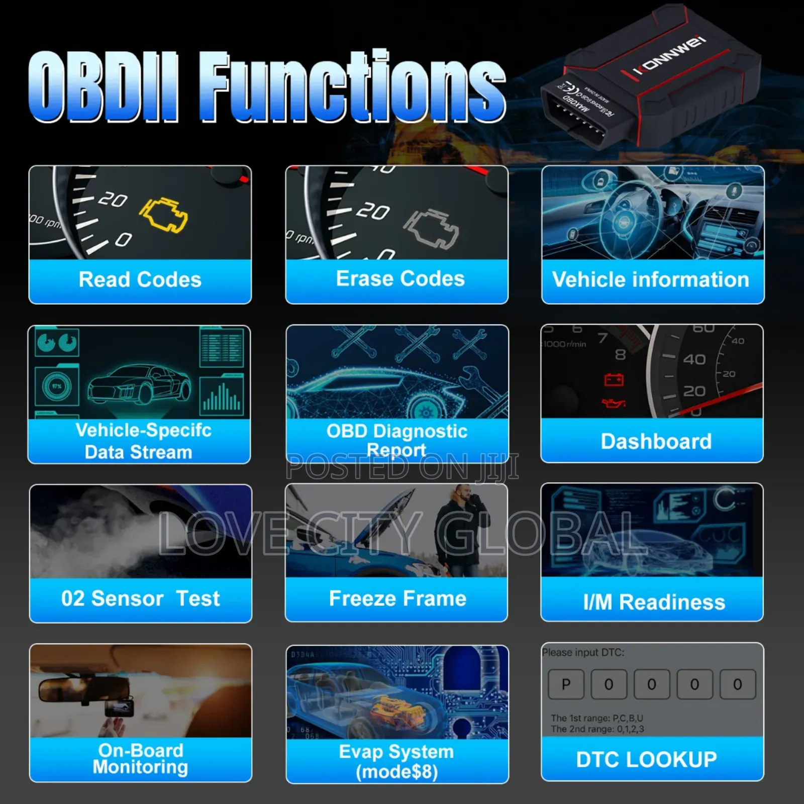 Konnwei Maxobd Full System Scanner for Android Ios Obd Diagnostic Tool