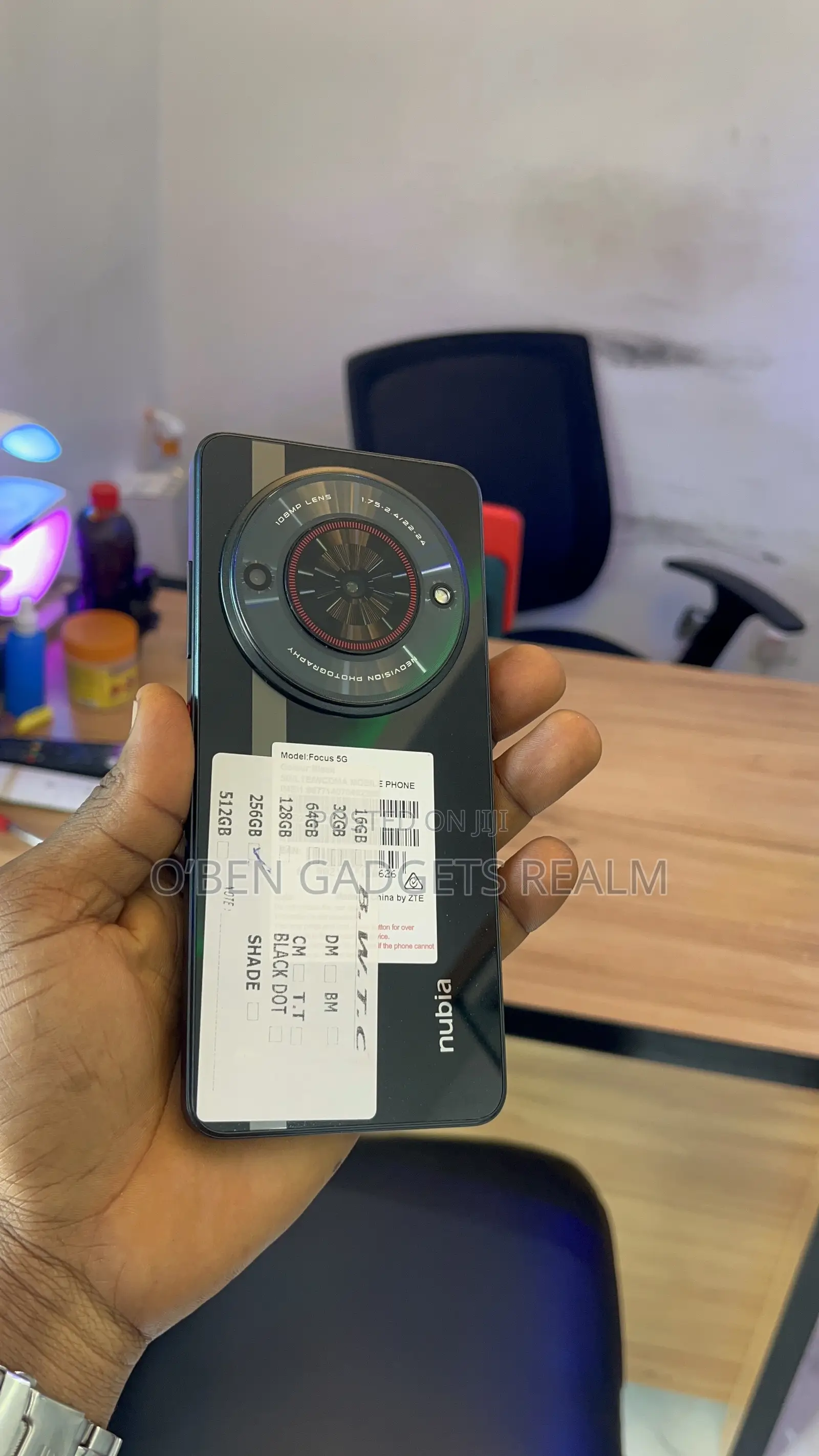 ZTE nubia Focus Pro 256 GB Black