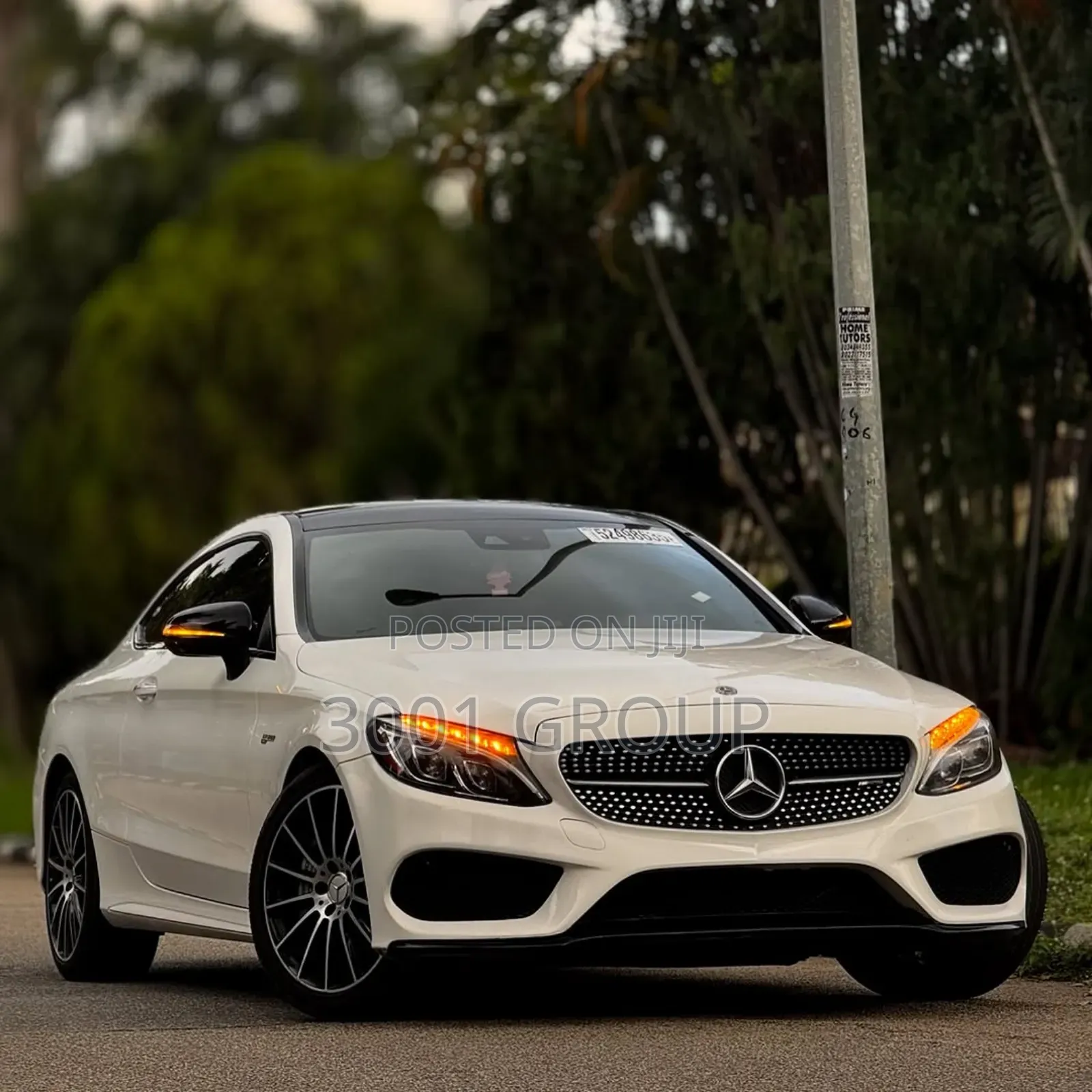 Mercedes-Benz C43 4Matic Coupe AWD (3.0L V6 9AM) 2018 White