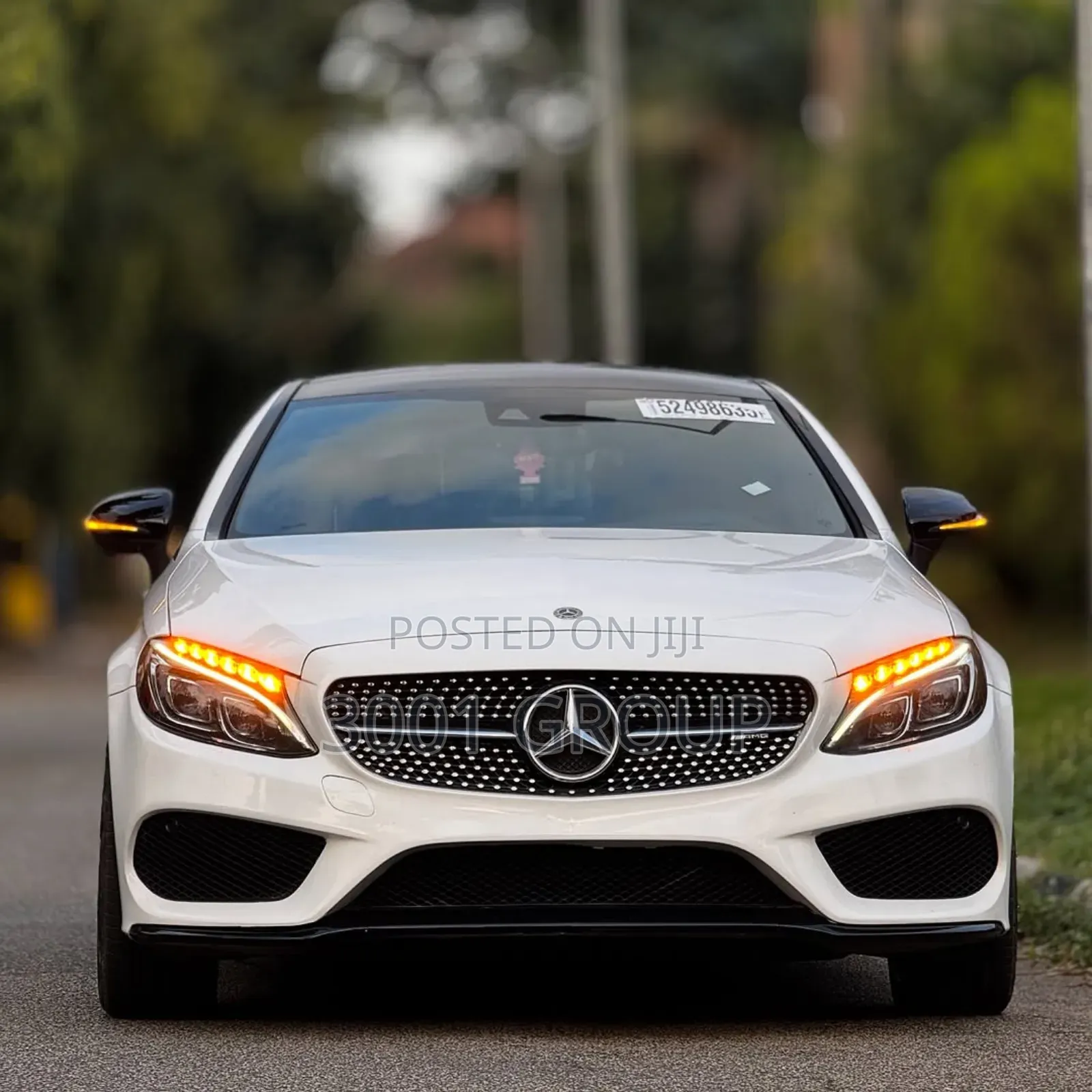 Mercedes-Benz C43 4Matic Coupe AWD (3.0L V6 9AM) 2018 White