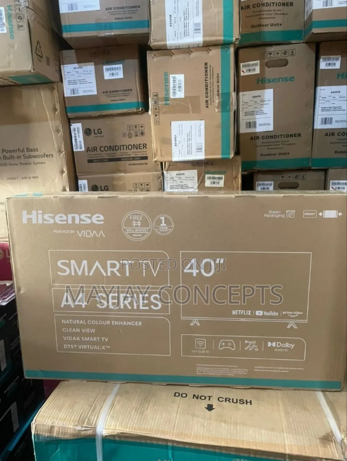 Hisense 40" Smart Tv-A4 Series●Full Hd●Vidaa●1080p
