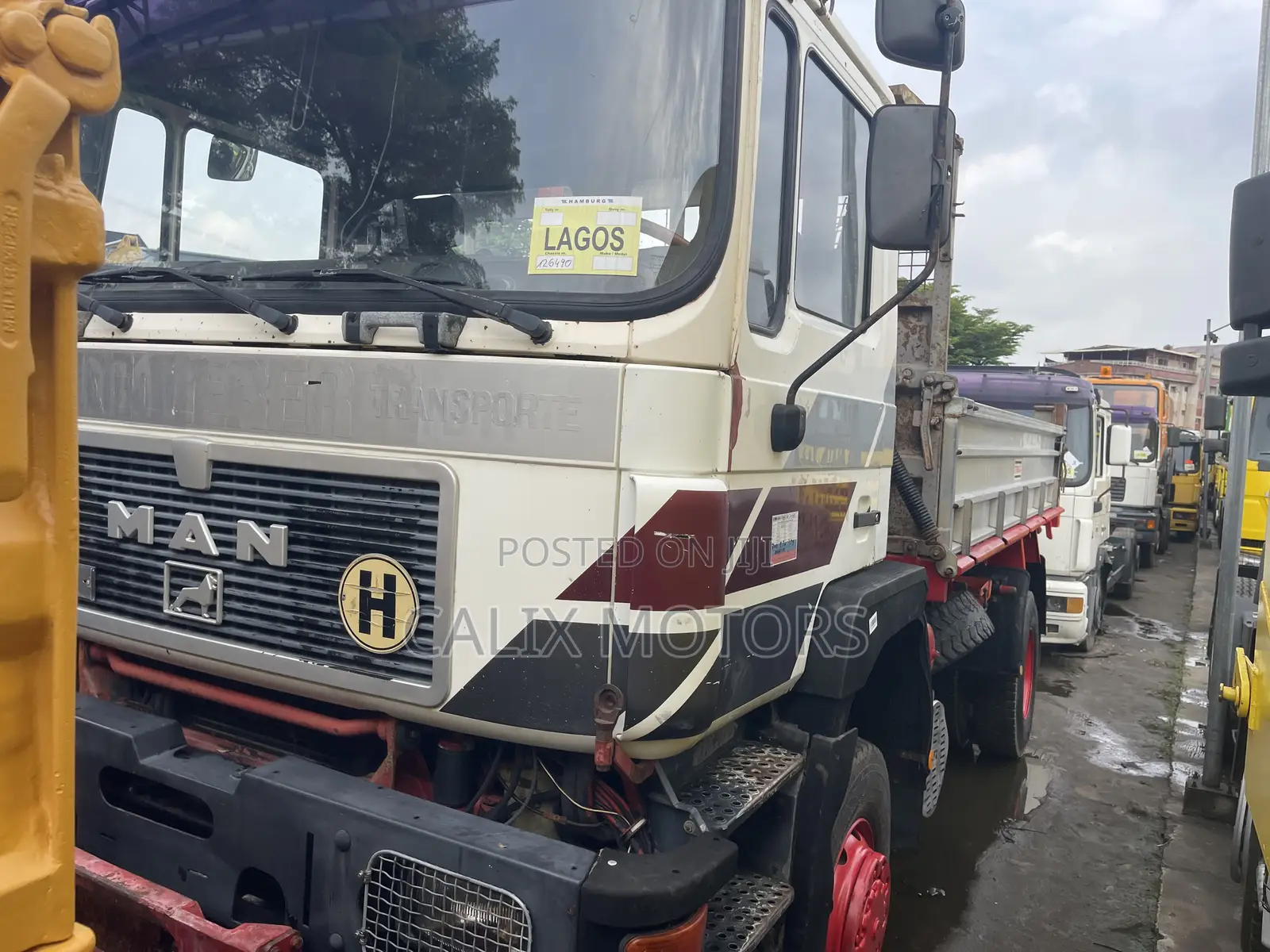 Foreign Used Man Diesel Dump Truck
