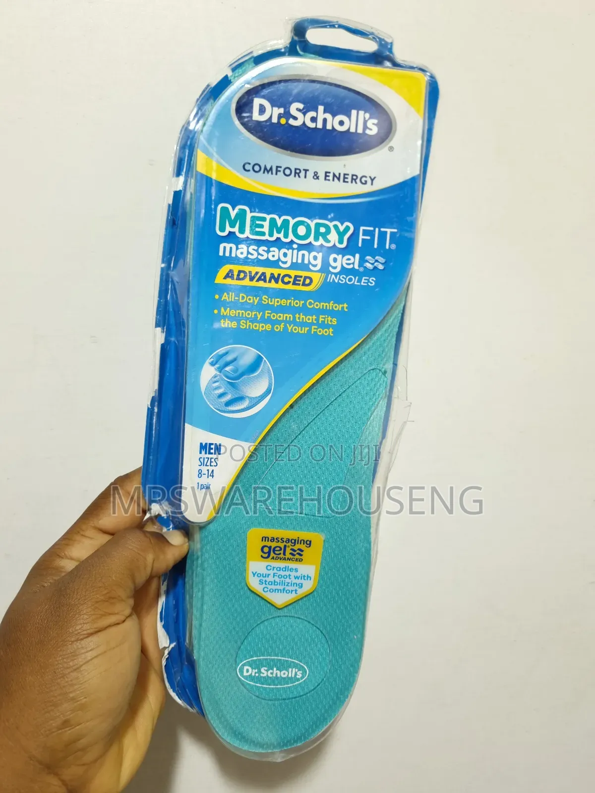 Memory Fit Massaging Gel Insoles