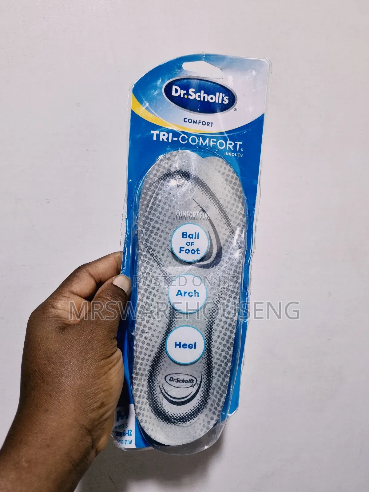 Dr. Scholls Tri-Comfort Pair of Insoles for Men N Women