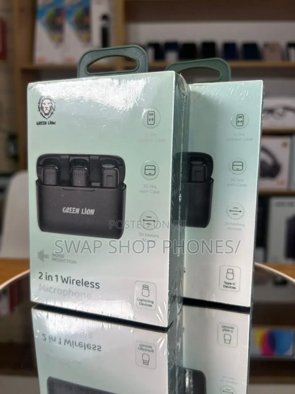 Green Lion 2 in 1 Wireless Microphone