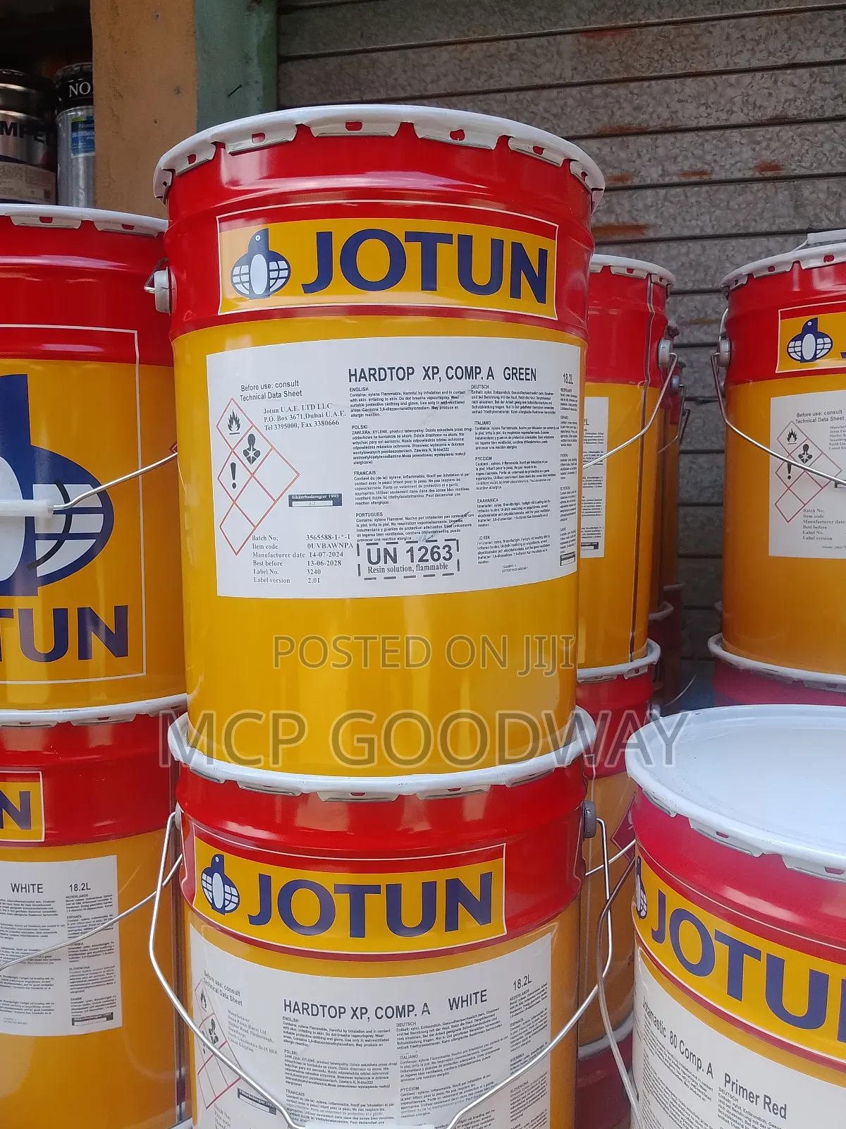 Jotun Hardtop Xp Comp a Green Marine Paint