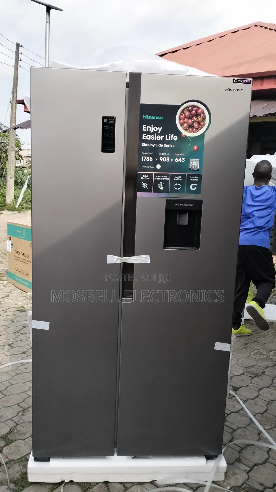 Hisense Ref 67 Ws Side by Side Fridge