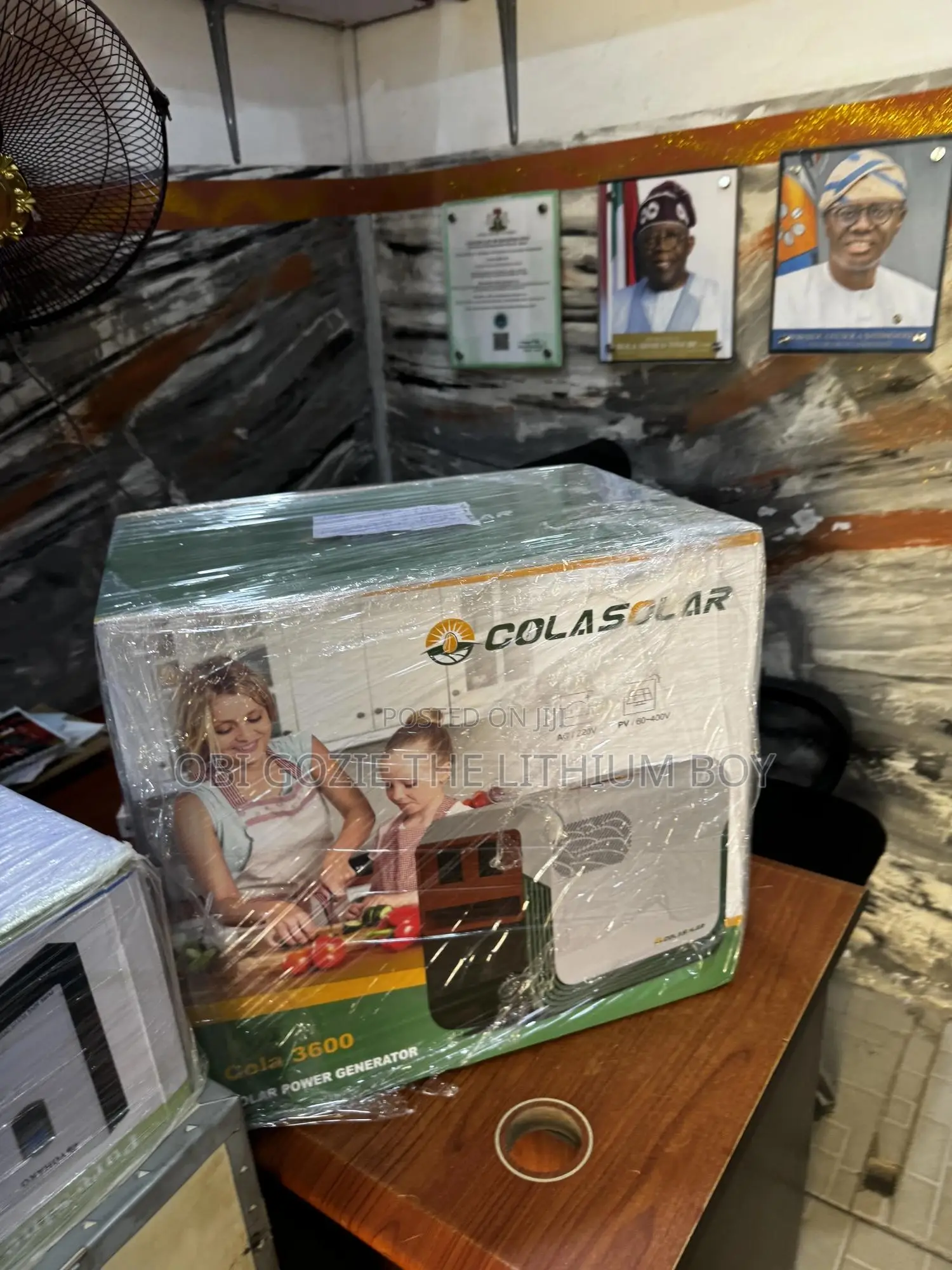 Best Importer in Lagos of 3.6kwh 1200watts Cola Solar Power Station