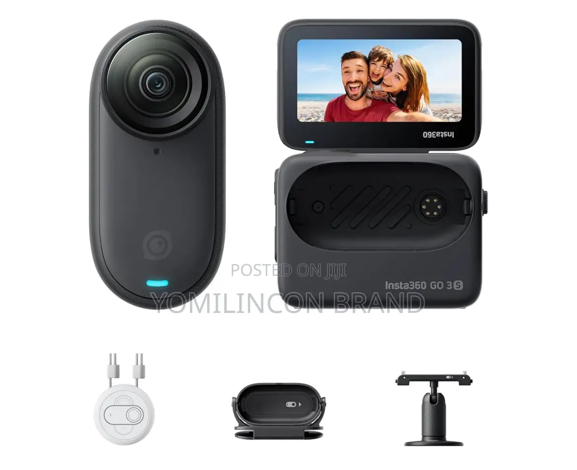 Insta360 Go 3s - 128 Gb Black Tiny Portable Vlogging Camera, Hands