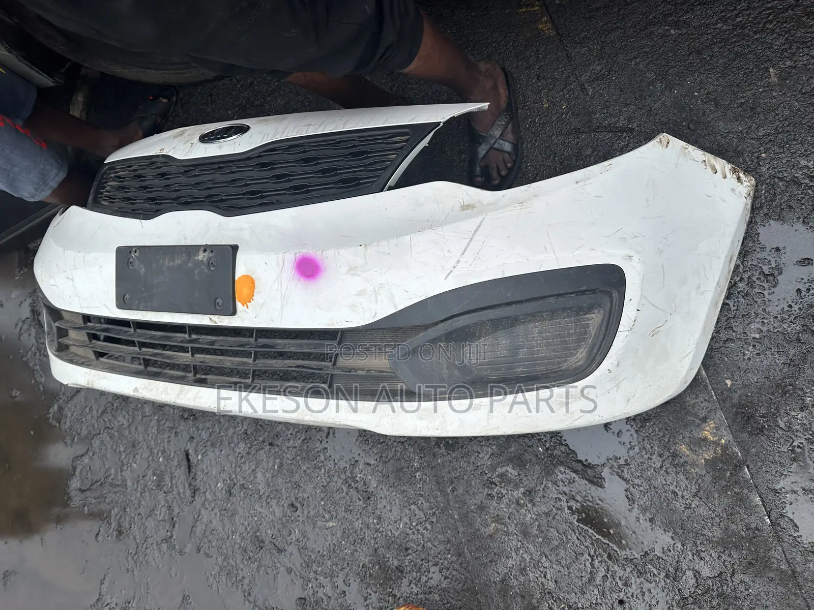 Complete Front Bumper Kia Rio 2011 2012