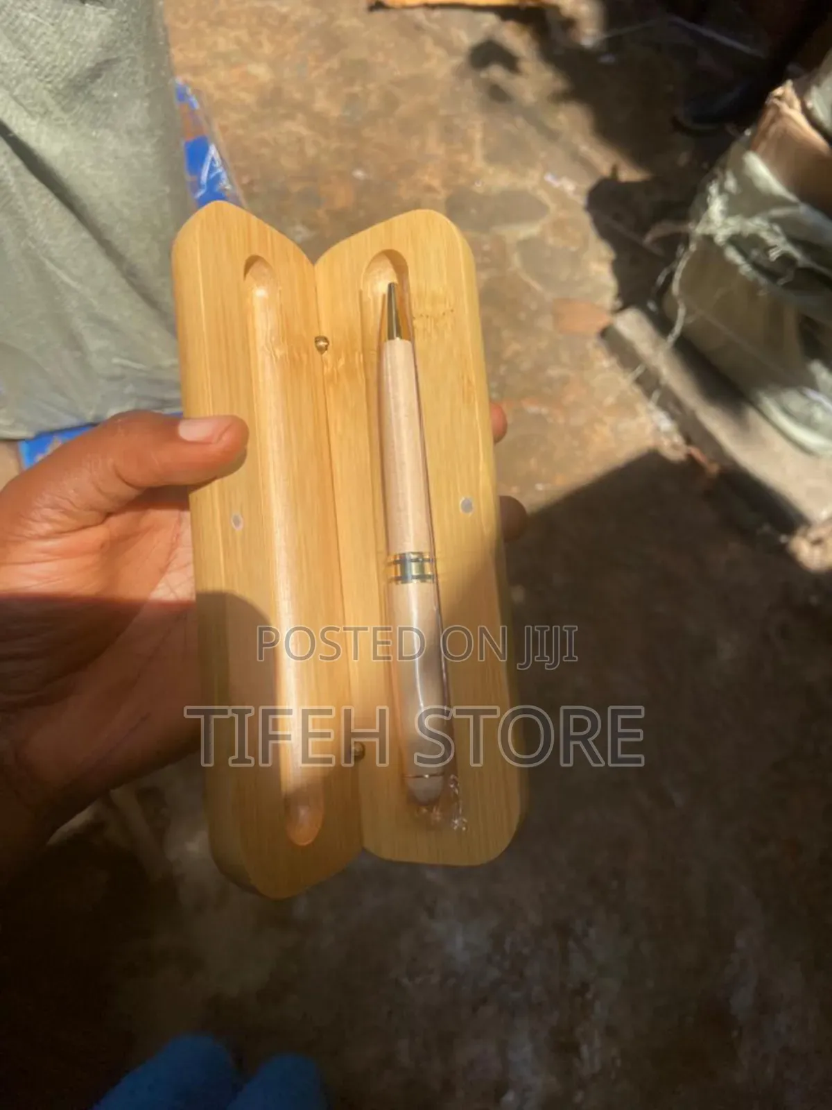 Wooden Pen and Case
