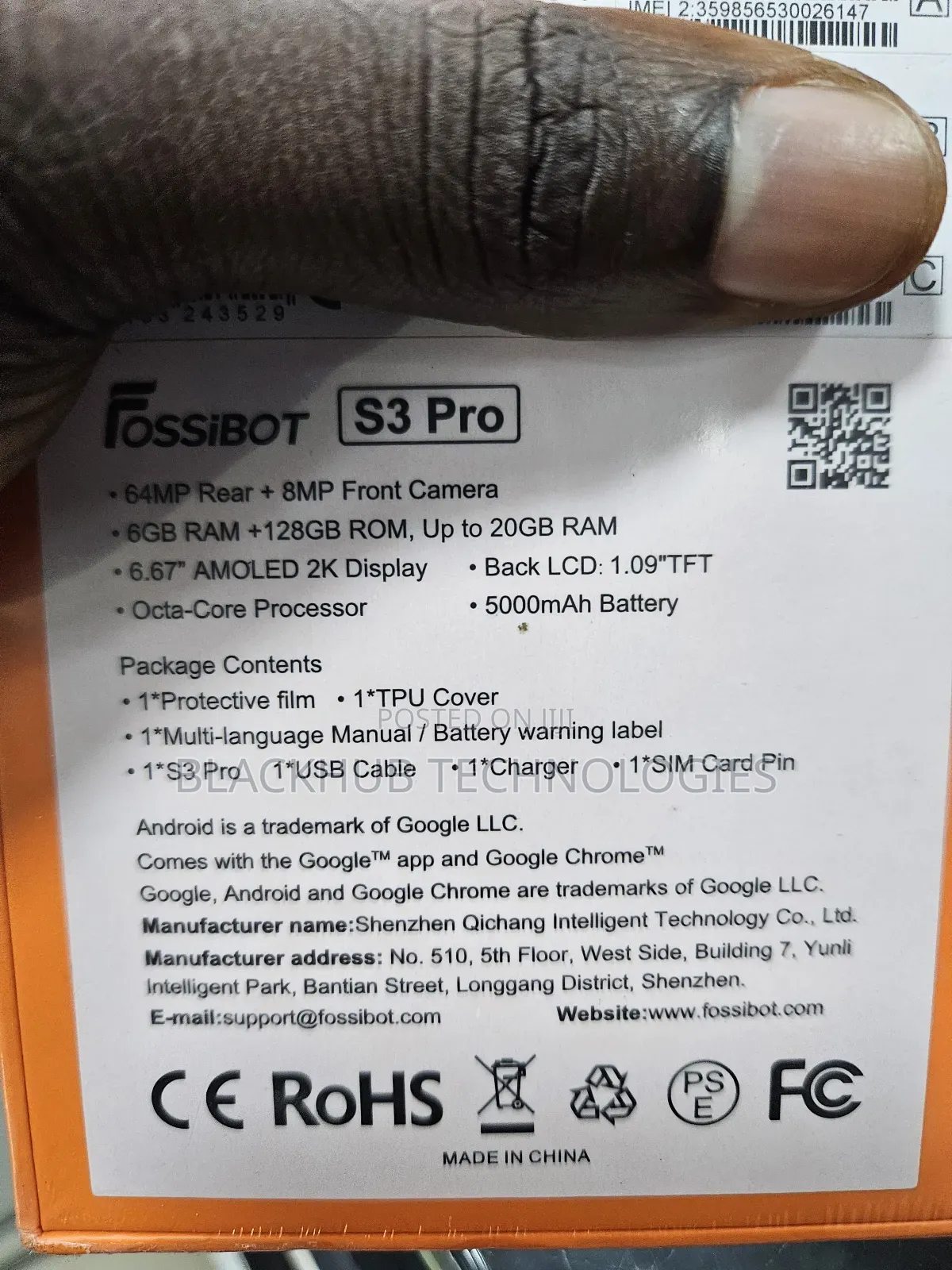 New Fossibot S3 Pro 128 GB Green