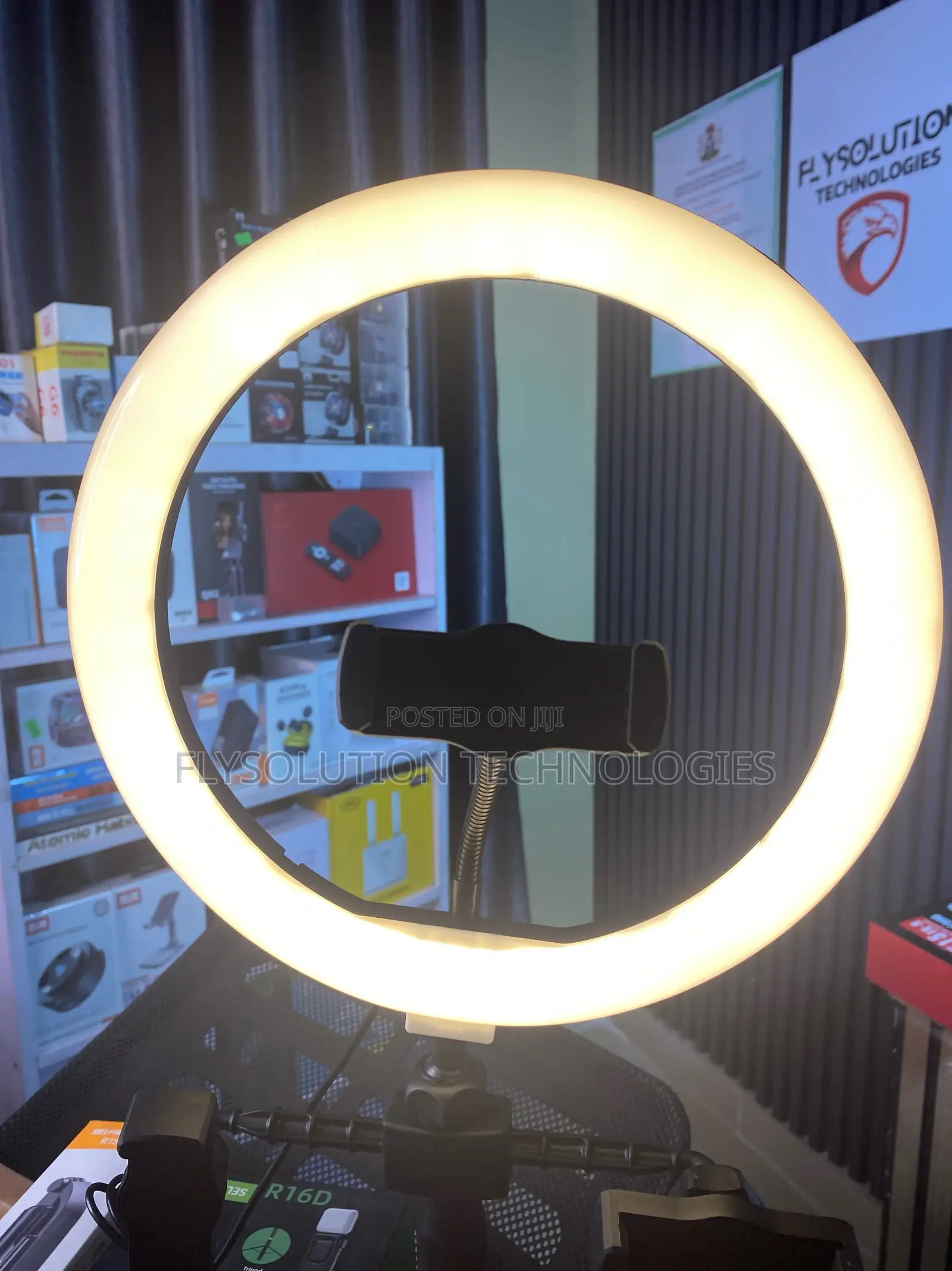 26cm Usb Led Ringlight Phone Holder Tripod for Live Video Tiktok
