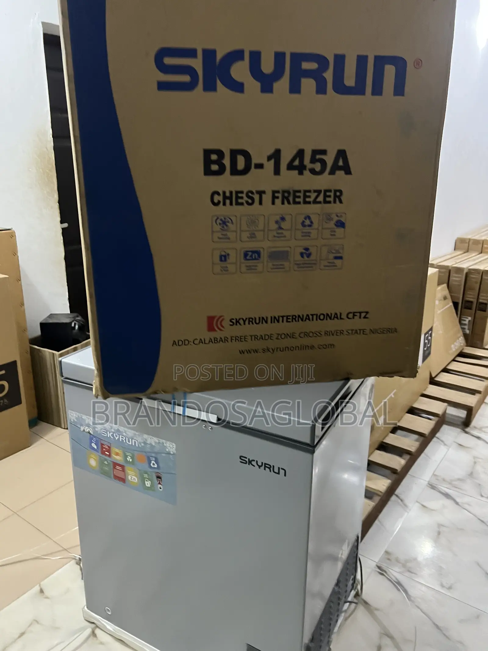 Skyrun 145l Chest Freezer – Compact Design, Maximum Efficiency
