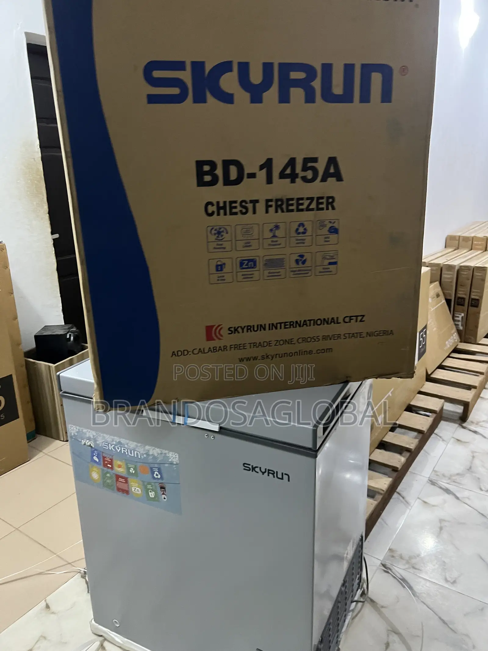 Skyrun Bd-145a Chest Freezer – Durable and Spacious 145l Capacity