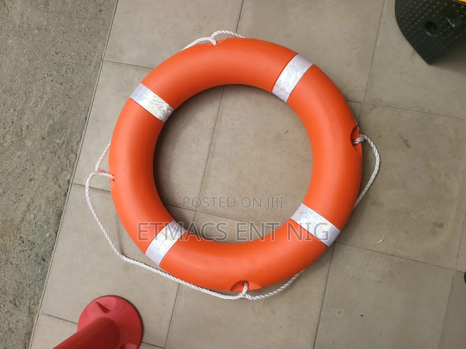 Life Bouy With Marine Rope