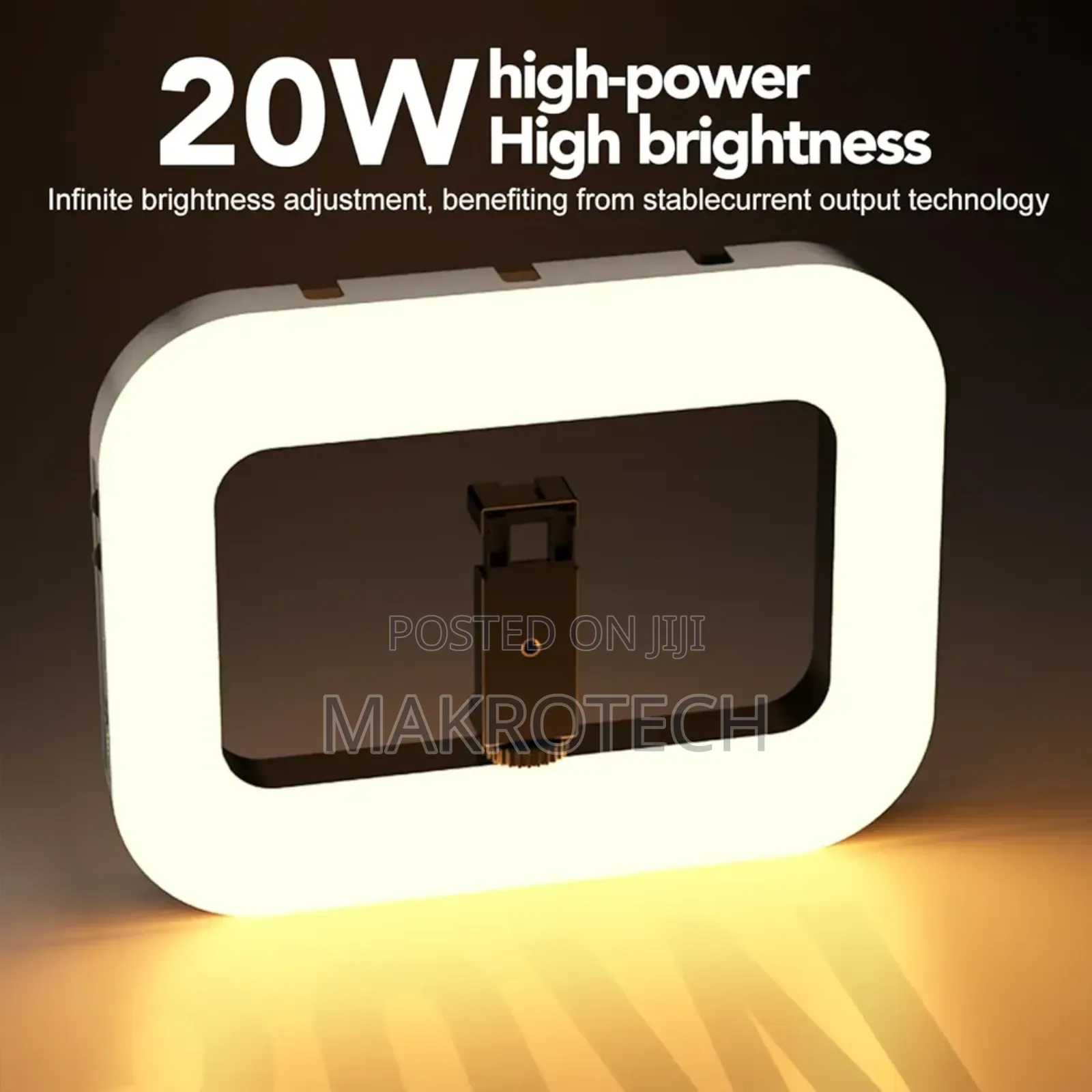 Phone Ring Light With 80" Tall Tripod Stand Built-in 8000mah Battery