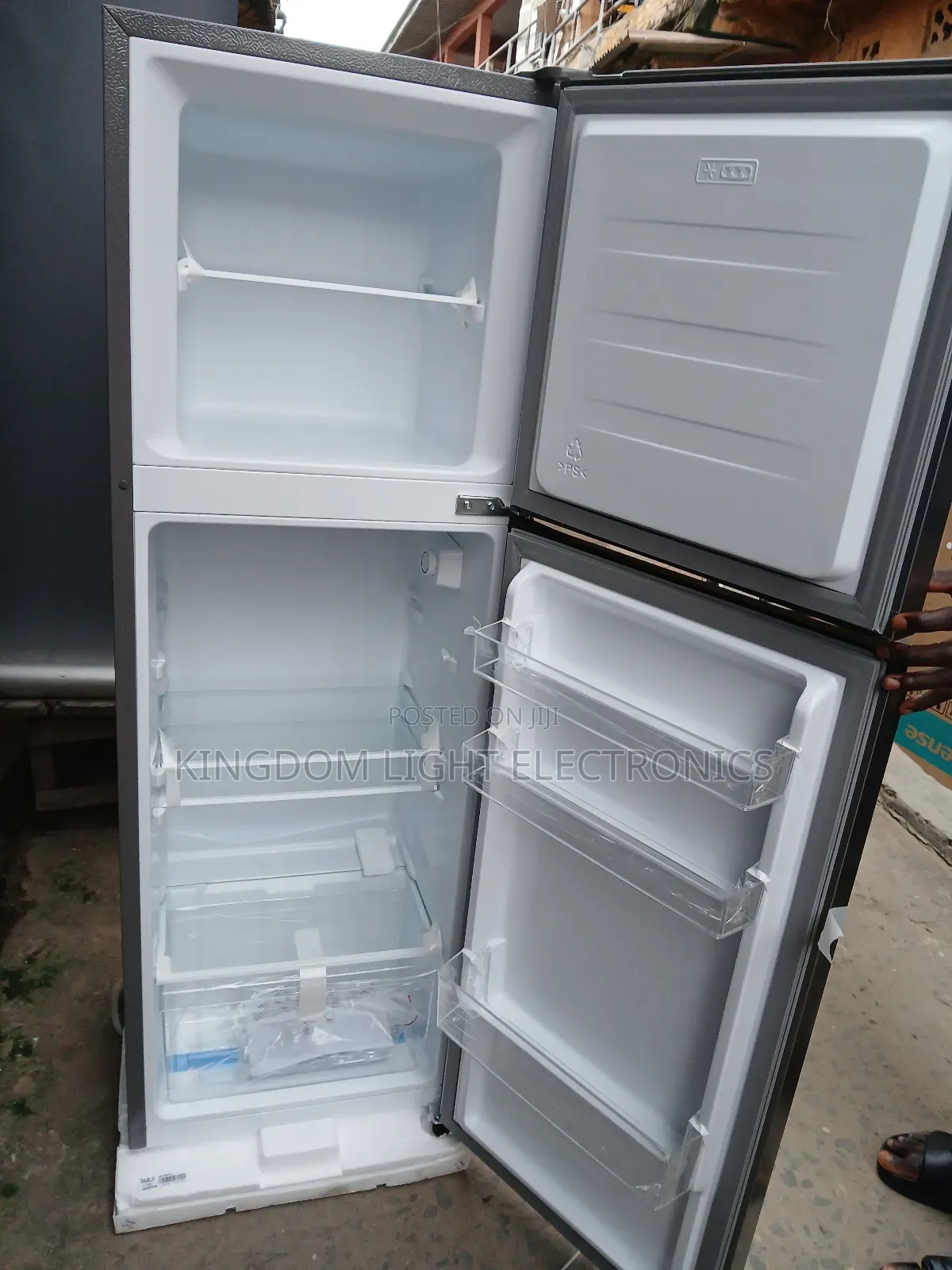 Hisense 70% Energy Saving Double Door Refrigerator 100% Copper Compre.