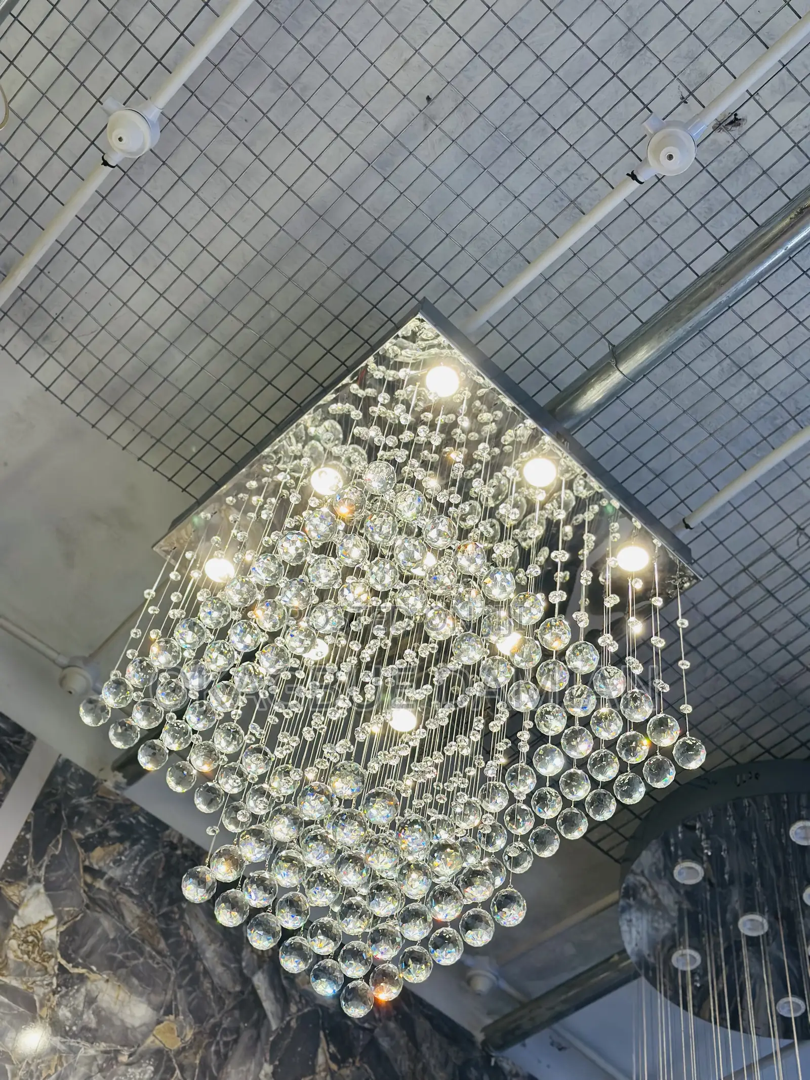 Luxury Gold Crystal Led Chandeliers Living Dining Room Bedroom