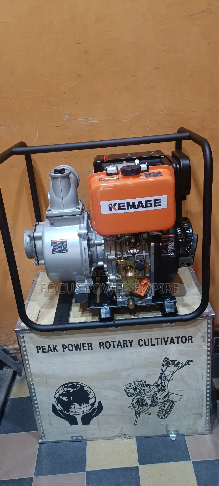 Original Kemage Type Kmd80c 3inch Diesel Water Pump Engine .