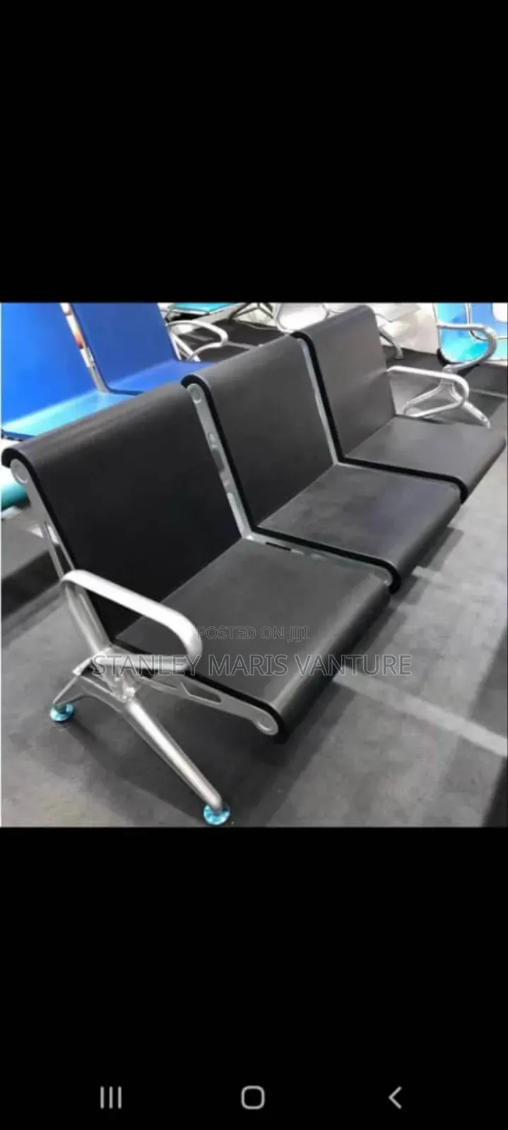 Office Waiting Chair 3seater(Fibre Seat)