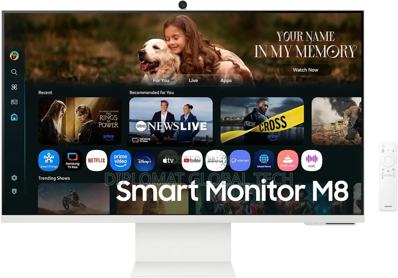 Samsung 32" M8 M80f Ai Smart Monitor With Camera Ls32fm801 2025